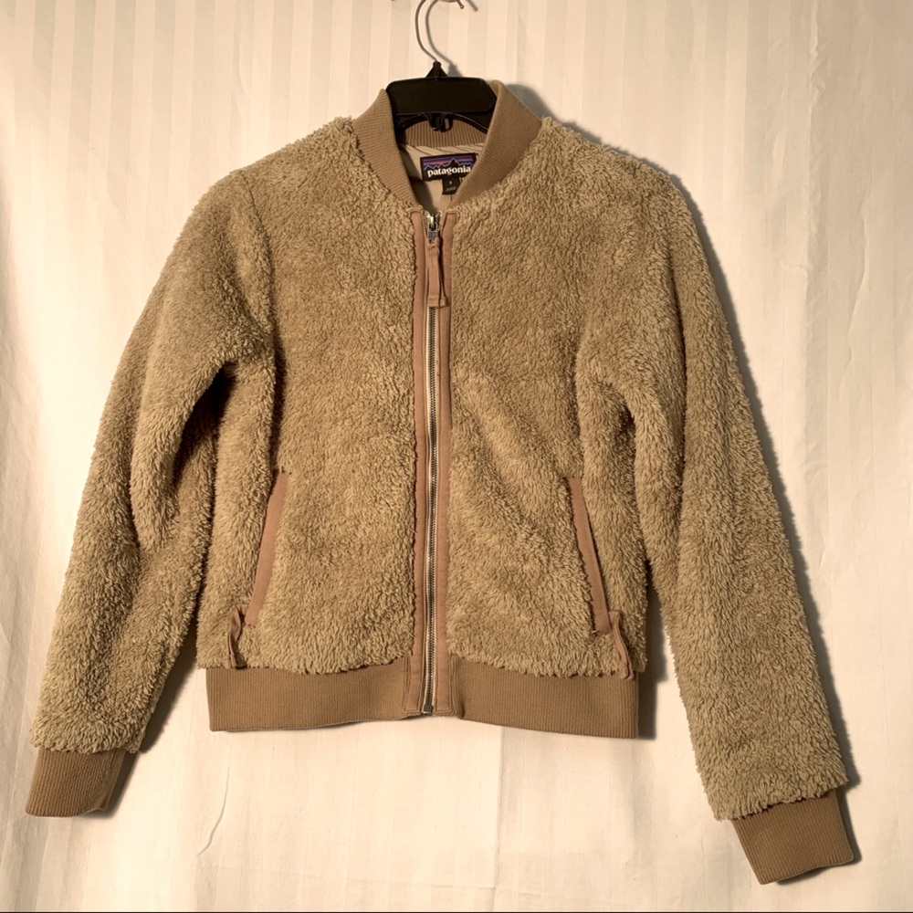 Patagonia Womens Los Gatos Fleece Bomber Jacket